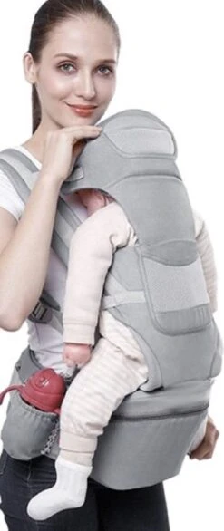 Ergonomische Draagzak Baby 15 In 1 - Draagdoek Tot 25 Kg - Baby Drager - Baby Carrier - Multifunctioneel - Grijs -Maxi-Cosi Winkel 506x1200