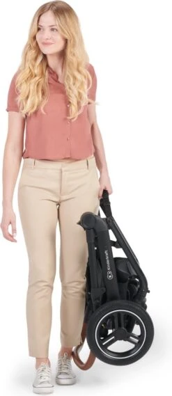 Kinderkraft B-Tour Ash Grey 3-in-1 Combi Kinderwagen Incl. Autostoel KSBTOU00DGR3000 -Maxi-Cosi Winkel 521x1200 1