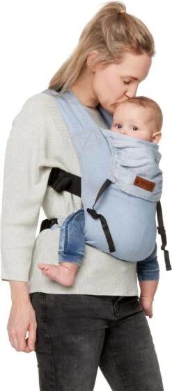 ByKay - Babydrager - Click Carrier Classic - Stonewashed -size Toddler -Maxi-Cosi Winkel 527x1200