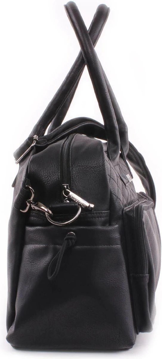 Kidzroom Vision Of Love Luiertas - Zwart - Verschoonmatje - Verstelbare Schouderband 2 Kidzroom Vision Of Love Luiertas - Zwart - Verschoonmatje - Verstelbare Schouderband - Image 2