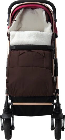 Monzana Voetenzak - Voor Kinderwagen Of Stoeltje - 93x56cm Bruin -Maxi-Cosi Winkel 557x1200 1