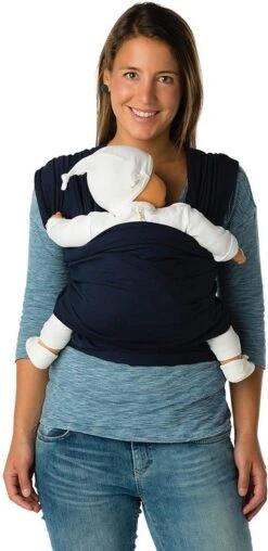 Babylonia Draagdoek - Tricot-Slen - Jeansblauw -Maxi-Cosi Winkel 584x1200