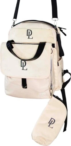 Deryan Luiertas Rugzak Met Verschoonmatje - Inclusief Flessenwarmhouder - Kinderwagenhaken En Isoleervak - Cream -Maxi-Cosi Winkel 587x1200