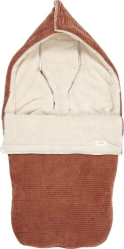 Koeka Vik Voetenzak Voor Buggy - Corduroy Met Teddy - Bruin