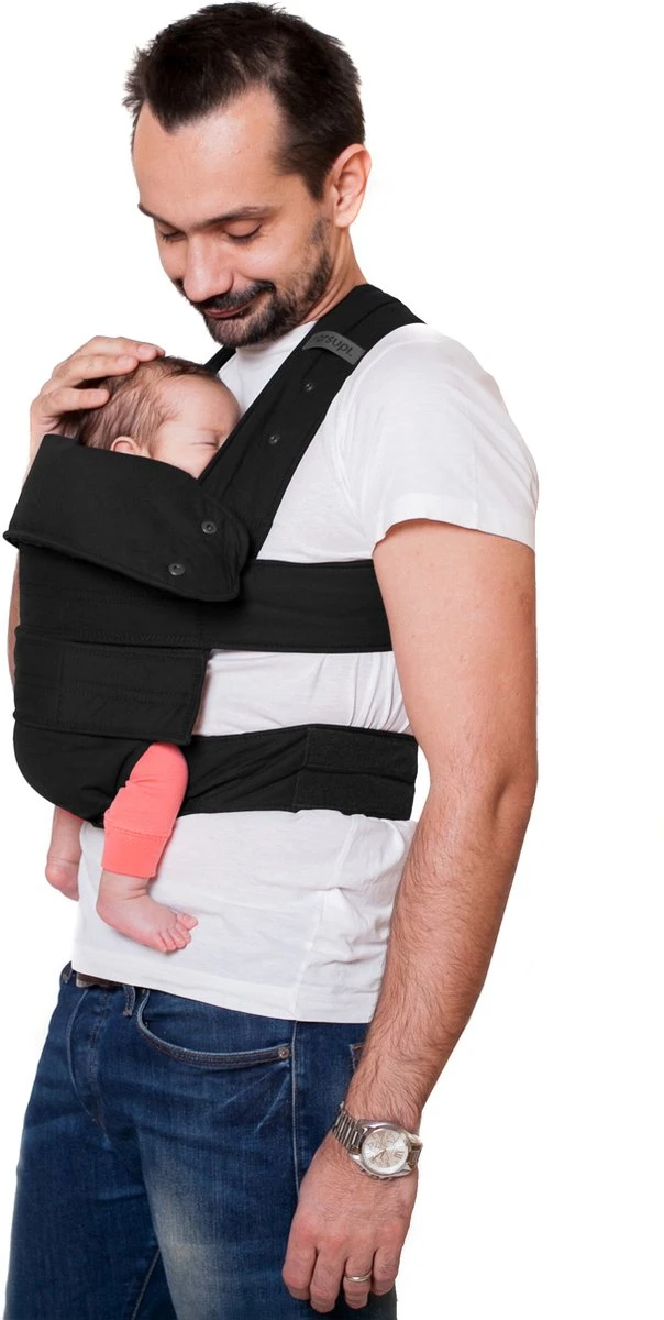 Marsupi Classic Black - Maat XL - Taille 85-120 Cm - Draagzak Baby 6 Marsupi Classic Black - Maat XL - Taille 85-120 Cm - Draagzak Baby - Image 6