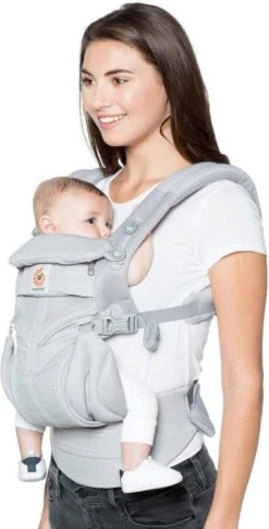 Ergobaby Omni 360 Cool Air Mesh Draagzak Baby - Pearl Grey -Maxi-Cosi Winkel 611x1200