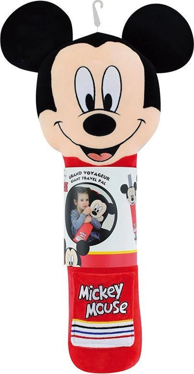 Disney - Mickey Mouse - Gordelkussen - Gordelknuffel - Rood - 54cm 5 Disney - Mickey Mouse - Gordelkussen - Gordelknuffel - Rood - 54cm - Image 5