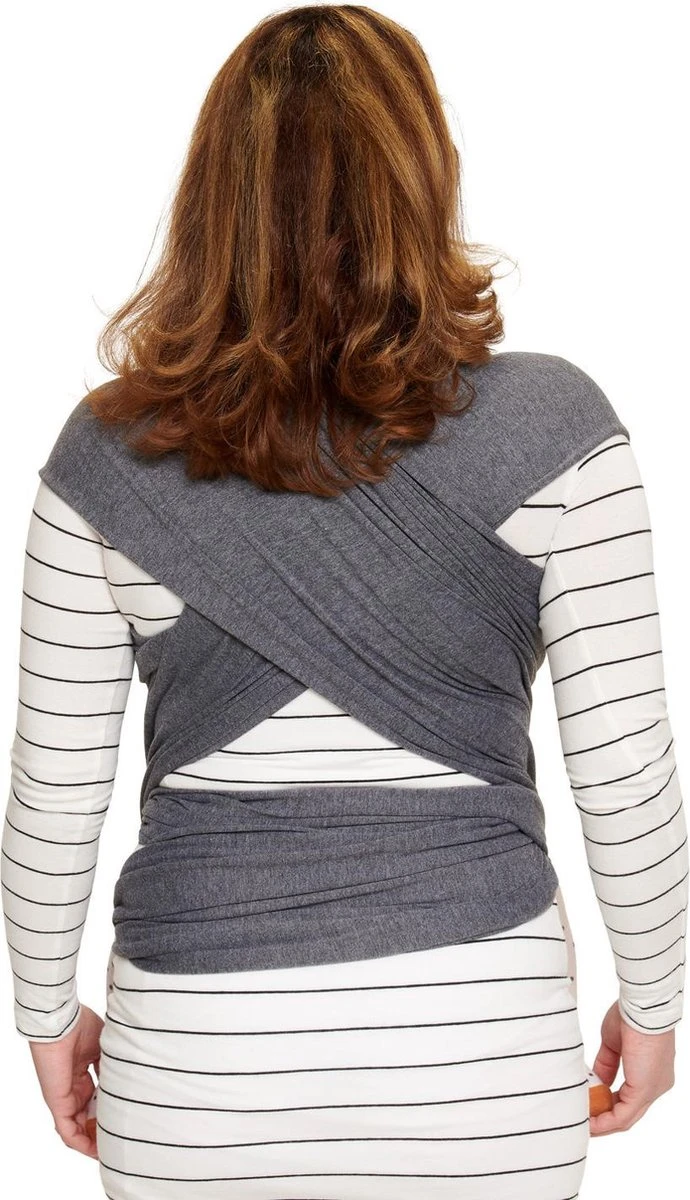 Baby Garden Draagdoek Grijs - Ergonomisch - Original - Inclusief Slabbetje 3 Baby Garden Draagdoek Grijs - Ergonomisch - Original - Inclusief Slabbetje - Image 3