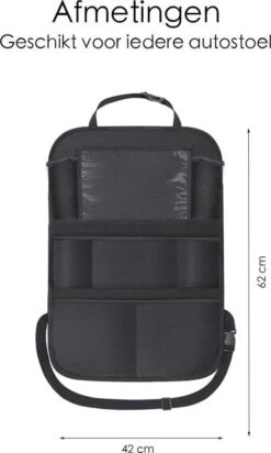 Flokoo Autostoel Organizer Voor Kinderen - Opbergsysteem Auto - Zwart -Maxi-Cosi Winkel 719x1200