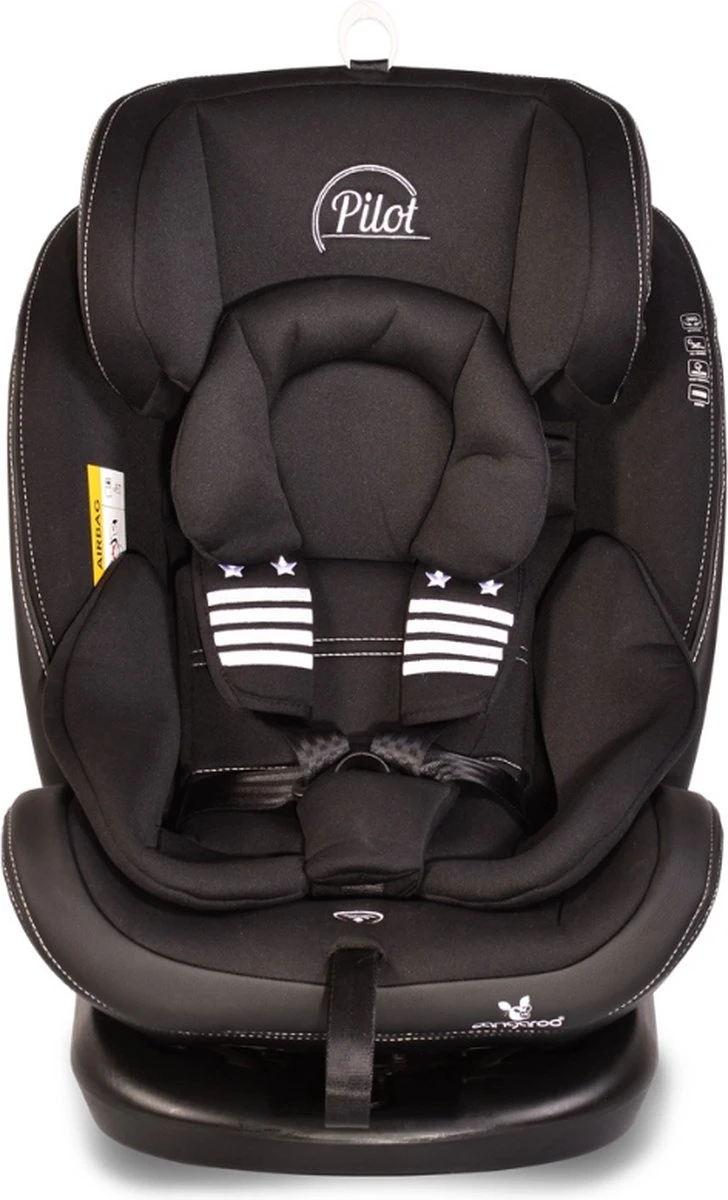 Cangaroo Pilot Black Leather SPS Isofix 360° 0-36 Kg Autostoel Met Zonnekap 11 Cangaroo Pilot Black Leather SPS Isofix 360° 0-36 Kg Autostoel Met Zonnekap - Image 11