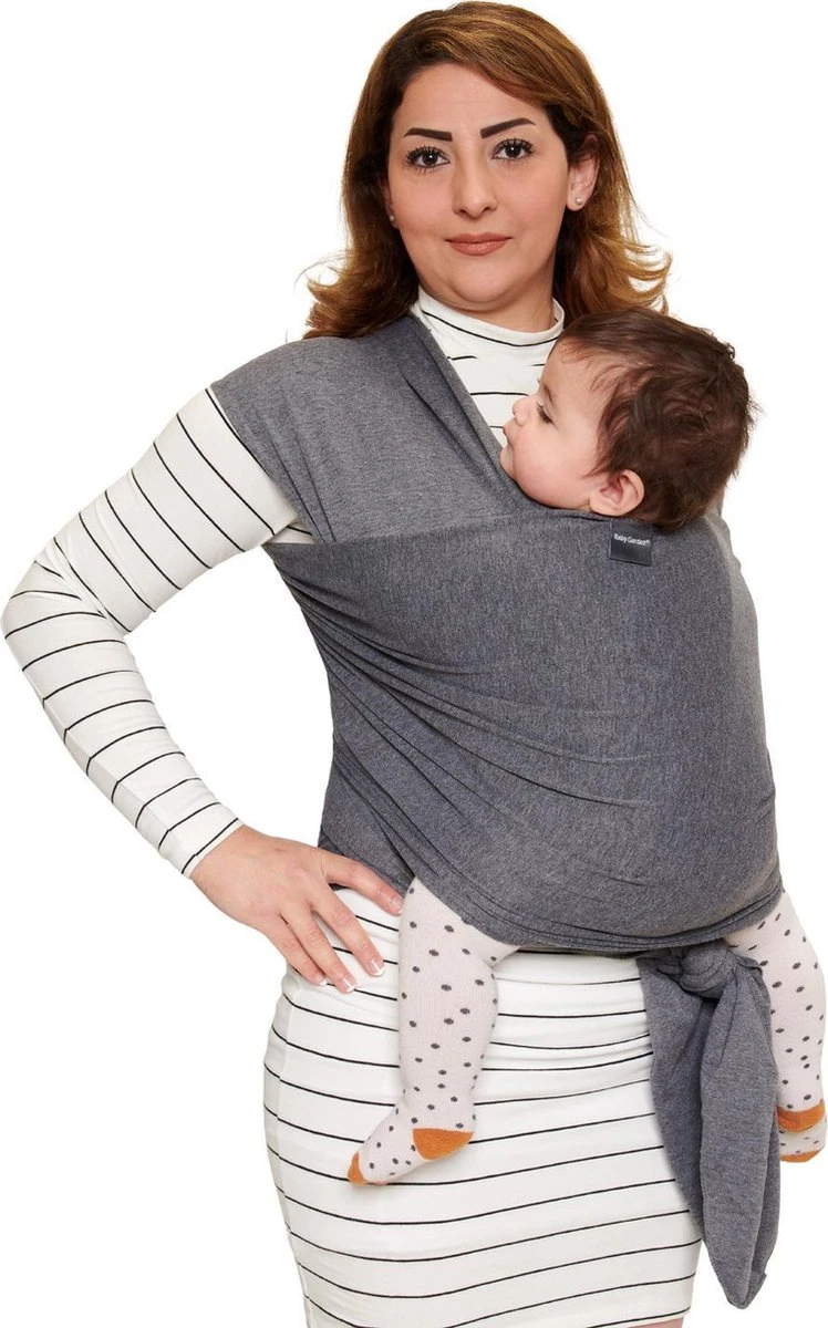 Baby Garden Draagdoek Grijs - Ergonomisch - Original - Inclusief Slabbetje 10 Baby Garden Draagdoek Grijs - Ergonomisch - Original - Inclusief Slabbetje - Image 10