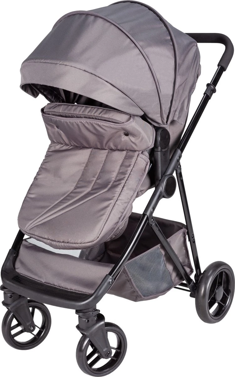 Bebies First Combi 3 In 1 Kinderwagen Optima- Grijs - Inc. Reiswieg, Zitting & Autostoel 2 Bebies First Combi 3 In 1 Kinderwagen Optima- Grijs - Inc. Reiswieg, Zitting & Autostoel - Image 2