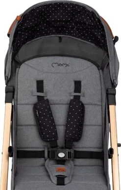 MoMi Wandelwagen - Compacte Lichtgewicht Buggy - Estelle - Gray-Gold (geschikt Van 6mnd - 15kg) -Maxi-Cosi Winkel 765x1200 5