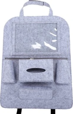 Case2go - Auto Organizer Met Tablet Houder - Autostoel Organizer Met Telefoonhouder En Bekerhouder Auto - Licht Grijs -Maxi-Cosi Winkel 766x1200