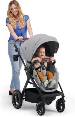 Kinderkraft B-Tour Ash Grey 3-in-1 Combi Kinderwagen Incl. Autostoel KSBTOU00DGR3000 -Maxi-Cosi Winkel 767x1200 2