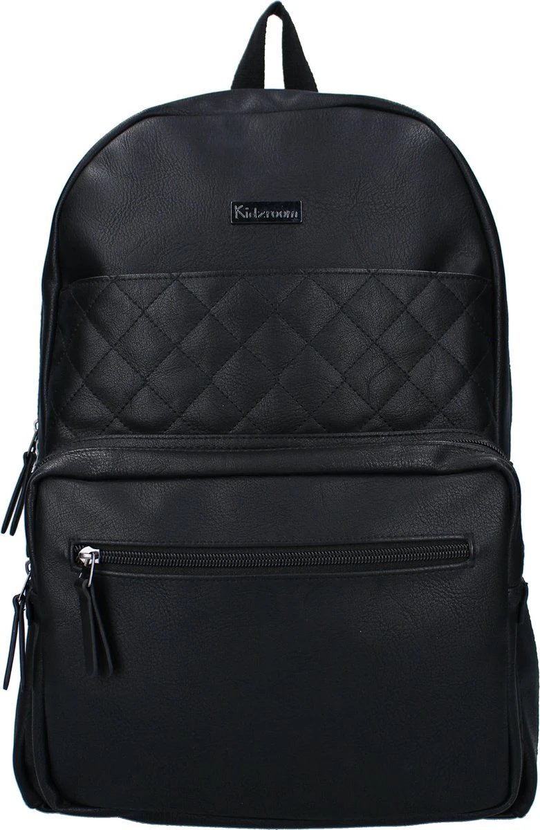 Kidzroom Popular Luiertas Rugzak - Zwart - Verschoonmatje - Flessenhouder 16 Kidzroom Popular Luiertas Rugzak - Zwart - Verschoonmatje - Flessenhouder - Image 16