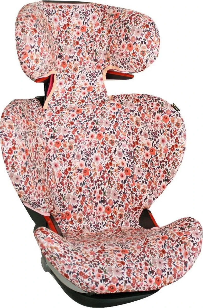 Ukje Autostoelhoes - Geschikt Voor Maxi Cosi Rodifix - Autostoel - Hoes - Roze Bloemen 1 Ukje Autostoelhoes - Geschikt Voor Maxi Cosi Rodifix - Autostoel - Hoes - Roze Bloemen