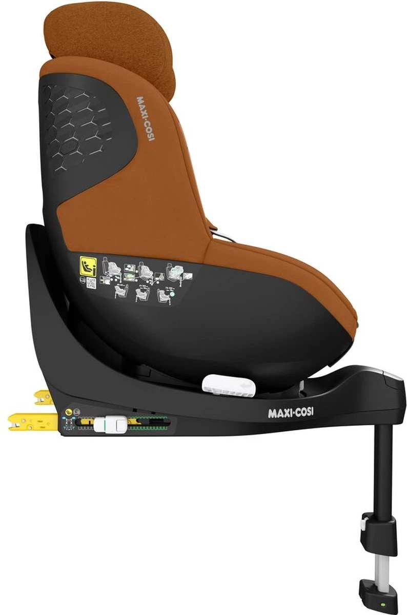Maxi-Cosi Mica Pro Eco I-Size Autostoeltje - 360° Draaibaar - Gerecyclede Stoffen - Authentic Cognac - Vanaf De Geboorte Tot Ca. 4 Jaar 15 Maxi-Cosi Mica Pro Eco I-Size Autostoeltje - 360° Draaibaar - Gerecyclede Stoffen - Authentic Cognac - Vanaf De Geboorte Tot Ca. 4 Jaar - Image 15