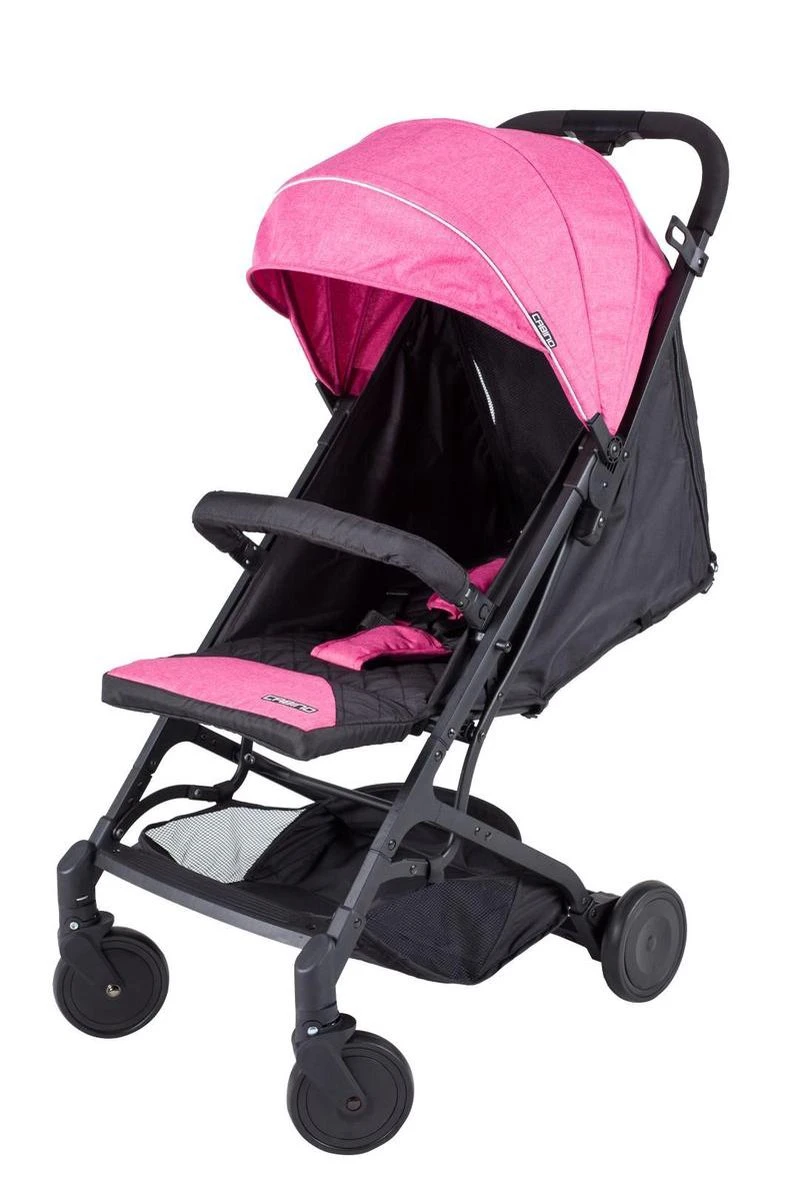 Cabino Buggy Nano- Plooibuggy - Lichtgewicht - Roze 1 Cabino Buggy Nano- Plooibuggy - Lichtgewicht - Roze