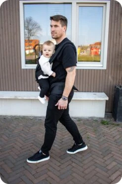 Deryan Pack Luxe Ergonomische Draagzak - Babydrager + Opbergvakjes - Zwart -Maxi-Cosi Winkel 800x1200 107