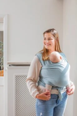 Babylonia - Tricot-Slen Organic - Draagdoek Baby - Silver Blue -Maxi-Cosi Winkel 800x1200 132