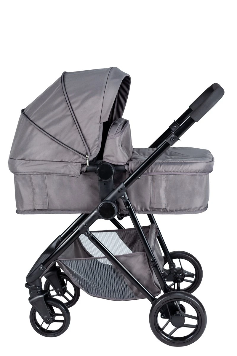 Bebies First Combi 3 In 1 Kinderwagen Optima- Grijs - Inc. Reiswieg, Zitting & Autostoel 6 Bebies First Combi 3 In 1 Kinderwagen Optima- Grijs - Inc. Reiswieg, Zitting & Autostoel - Image 6