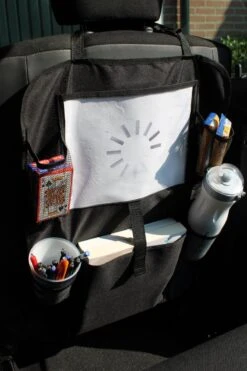 Merkloos Autostoel Organizer – Met Tablethouder – Stevig - Universeel – Zwart -Maxi-Cosi Winkel 800x1200