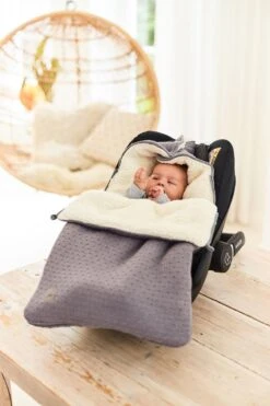 Jollein Voetenzak Voor Autostoel & Kinderwagen - Bliss Knit - Storm Grey -Maxi-Cosi Winkel 800x1200 86