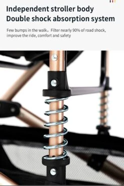 Luxe Kinderwagen 3 In 1 - Wandelwagen - Kinderwagen 3-in-1 Incl Autostoel - Kinderwagen Maxi Cosi – Buggy 3 In 1 - Newborn - Zwart/goud -Maxi-Cosi Winkel 801x1200 32
