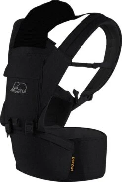 Deryan Pack Luxe Ergonomische Draagzak - Babydrager + Opbergvakjes - Zwart -Maxi-Cosi Winkel 805x1200 10