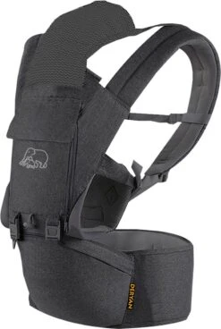 Deryan Pack Luxe Ergonomische Draagzak Babydrager + Opbergvakjes Grijs -Maxi-Cosi Winkel 805x1200 9