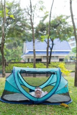 Deryan Peuter Luxe Campingbedje – Inclusief Zelfopblaasbare Matras - Ocean -Maxi-Cosi Winkel 807x1200 3