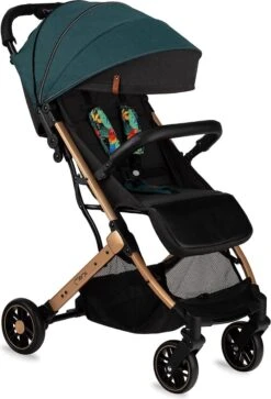 MoMi Wandelwagen - Compacte Lichtgewicht Buggy - Estelle - Green-Gold (geschikt Van 6mnd - 15kg) -Maxi-Cosi Winkel 817x1200 4