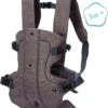 Fillikid Baby Draagzak 4 In 1 Ergonomisch - Buikdrager - Rugdrager - Multifunctioneel - Grijs