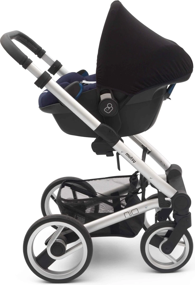 Dooky Hoody Autostoel Zonnekap - UV Werend - Black 7 Dooky Hoody Autostoel Zonnekap - UV Werend - Black - Image 7