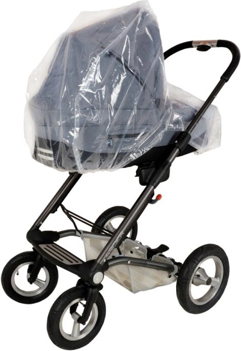 Jollein Regenhoes Kinderwagen - Universeel 1 Jollein Regenhoes Kinderwagen - Universeel