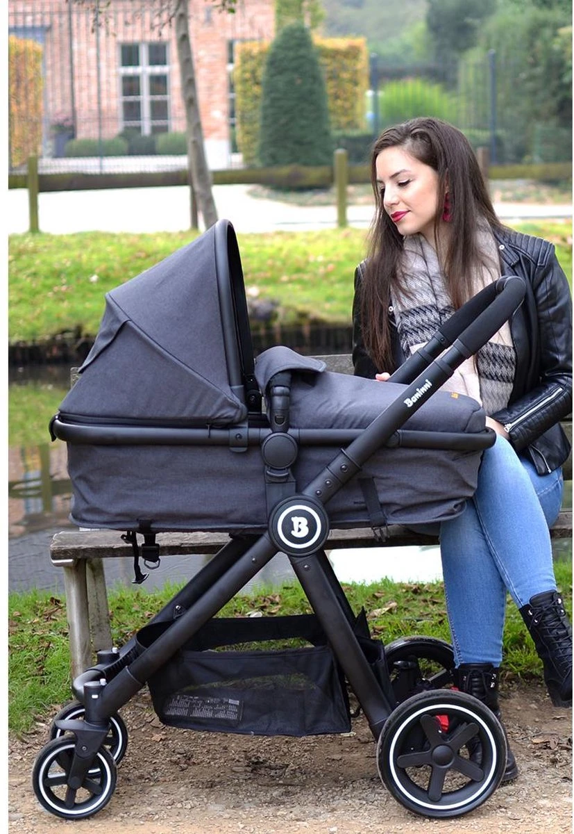 Baninni Kinderwagen Otto 3 In 1 Olive Green 9 Baninni Kinderwagen Otto 3 In 1 Olive Green - Image 9