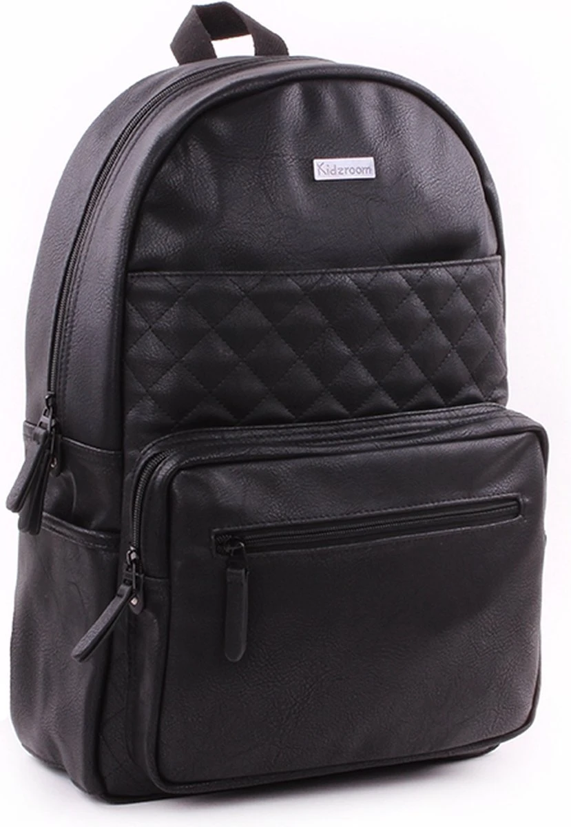 Kidzroom Popular Luiertas Rugzak - Zwart - Verschoonmatje - Flessenhouder 14 Kidzroom Popular Luiertas Rugzak - Zwart - Verschoonmatje - Flessenhouder - Image 14