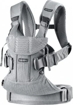 BabyBjörn Draagzak One Air - 3D Mesh - Zilver -Maxi-Cosi Winkel 837x1200 7
