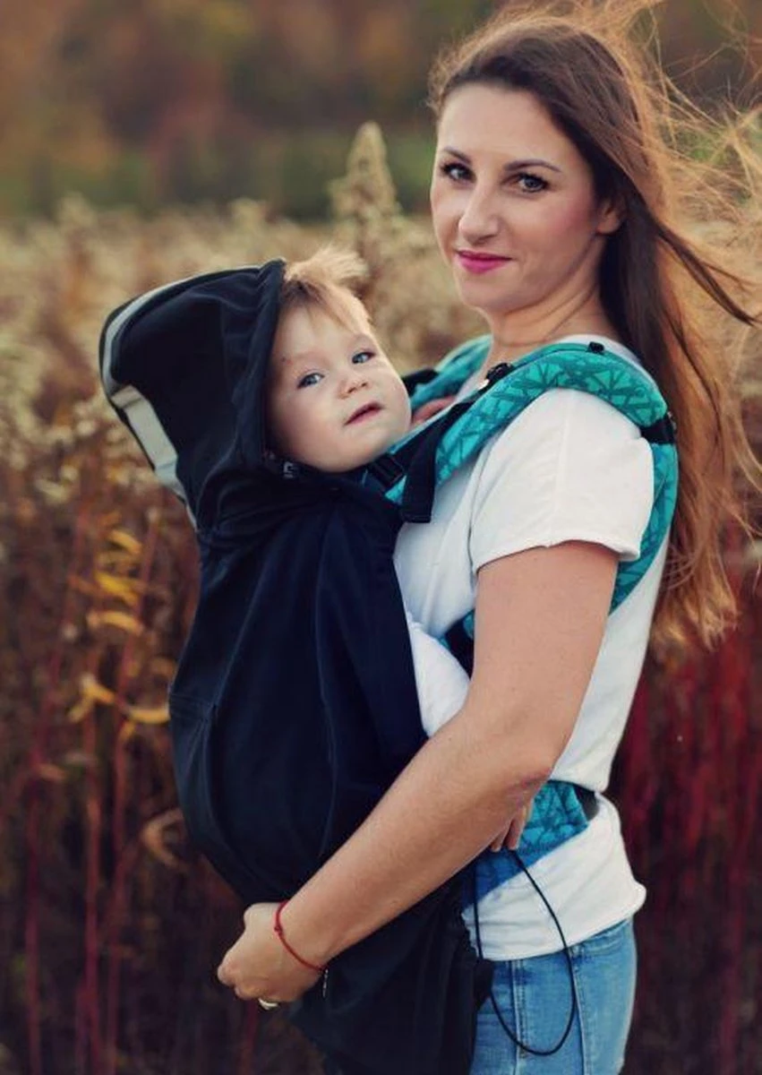 Little Frog Softshell Draag Cover Zwart - Accessoire Draagzak Of Draagdoek 1 Little Frog Softshell Draag Cover Zwart - Accessoire Draagzak Of Draagdoek