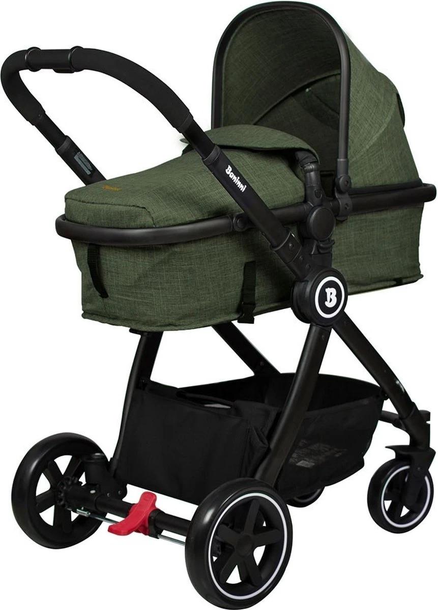 Baninni Kinderwagen Otto 3 In 1 Olive Green 14 Baninni Kinderwagen Otto 3 In 1 Olive Green - Image 14