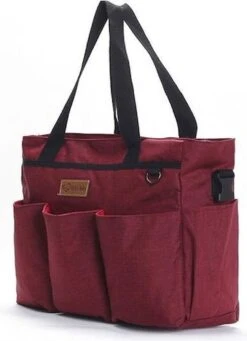 Merkloos Decopatent® Luiertas Schoudertas - Baby Verzorgingstas - Incl Verschoningsmatje & Flessenhouder - Vakken - Jongens/Meisjes - Grijs -Maxi-Cosi Winkel 869x1200 12