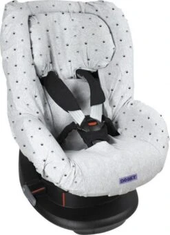 Dooky Seat Cover Groep 1 Autostoel Hoes Light Grey Crowns -Maxi-Cosi Winkel 870x1200 2