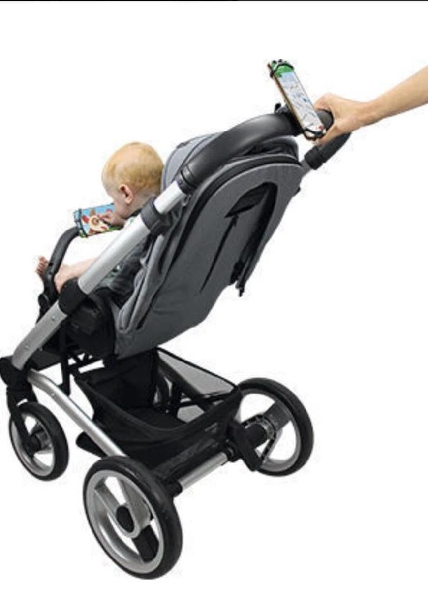 Dooky Telefoonhouder Smartphone Telefoon Houder 360* Rotatie Universeel Kinderwagen Fiets Zwart 14 Dooky Telefoonhouder Smartphone Telefoon Houder 360* Rotatie Universeel Kinderwagen Fiets Zwart - Image 14