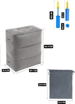 Merkloos Vliegtuigbedje - Voetkussen Opblaasbaar - Voetensteun - Voetenbankje - 3 Hoogte Standen - Reiskussen 11 Merkloos Vliegtuigbedje - Voetkussen Opblaasbaar - Voetensteun - Voetenbankje - 3 Hoogte Standen - Reiskussen -Maxi-Cosi Winkel 873x1200 7