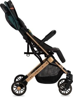 MoMi Wandelwagen - Compacte Lichtgewicht Buggy - Estelle - Green-Gold (geschikt Van 6mnd - 15kg) -Maxi-Cosi Winkel 902x1200 8