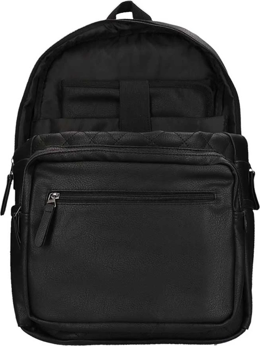 Kidzroom Popular Luiertas Rugzak - Zwart - Verschoonmatje - Flessenhouder 4 Kidzroom Popular Luiertas Rugzak - Zwart - Verschoonmatje - Flessenhouder - Image 4