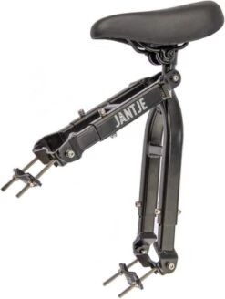 Zadel Op Buis Mirage Jantje Inclusief Voetsteunen Universeel - Zwart