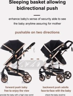 Merkloos Luxe Multi-functionele 3 In 1 Wandelwagen - Babywagen - Kwalitatieve Buggy - Opklapbare Kinderwagen - Licht En Flexibel -Maxi-Cosi Winkel 913x1200 3