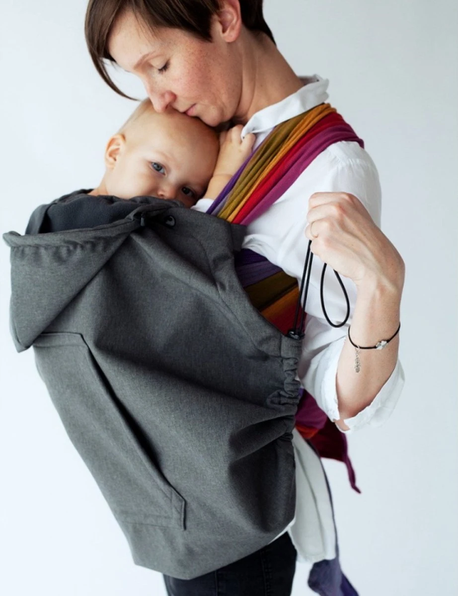 Little Frog Softshell Draag Cover Zwart - Accessoire Draagzak Of Draagdoek 5 Little Frog Softshell Draag Cover Zwart - Accessoire Draagzak Of Draagdoek - Image 5